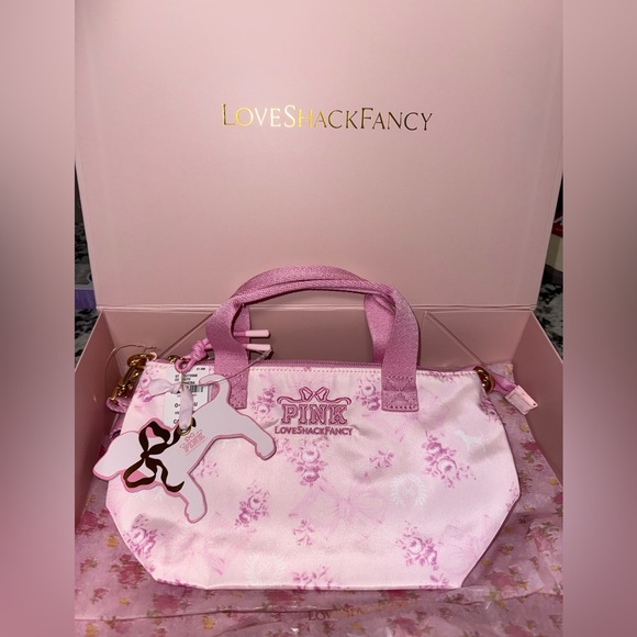 LoveShackFancy x Pink Tote Bag - Picture 3 of 4